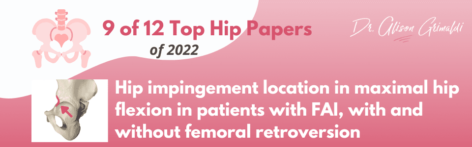 Banner Graphic 2 - 9 of 12 - FAIS, femoroacetabular impingement, femoroacetabular impingement, femoral malversion