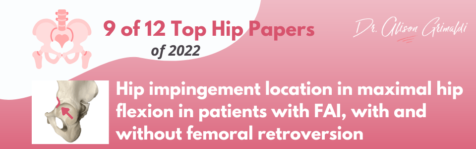 Banner Graphic 2 - 9 of 12 - FAIS, femoroacetabular impingement, femoroacetabular impingement, femoral malversion