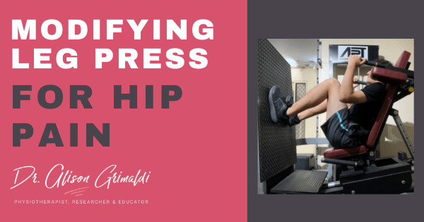 anterior hip loads, buttock pain, deep gluteal syndrome, exercise, hip instability, hip pain